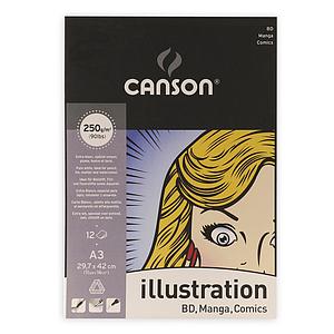 CANSON ILLUSTRATION 250GR - DINA3 - 10V.