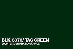 MONTANA BLACK SPUITVERF 400ML - BLK6070 TAG GREEN