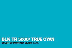 MONTANA BLACK SPUITVERF 400ML - BLKTR5000 TRUE CYAN