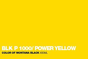 MONTANA BLACK SPUITVERF 400ML - BLKP1000 POWER YELLOW