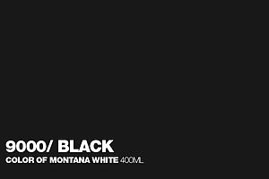 MONTANA WHITE SPUITVERF 400ML - 9000 BLACK