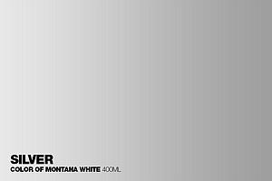MONTANA WHITE SPUITVERF 400ML - SILVER