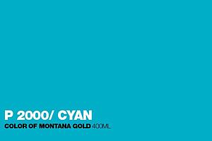 MONTANA GOLD SPUITVERF 400ML - P2000 CYAN