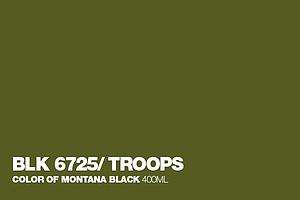 MONTANA BLACK SPUITVERF 400ML - BLK6725 TROOPS
