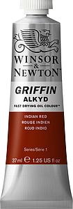 GRIFFIN ALKYD TUBE 37ML - 317 INDISCH ROOD