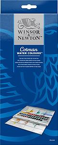 COTMAN WATERVERF HALF PAN STUDIOSET - 45X1/2NAP