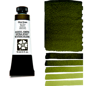 EXTRA FINE WATERCOLOR TUBE 15ML - OLIVE GREEN