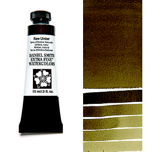 EXTRA FINE WATERCOLOR TUBE 15ML - RAW UMBER