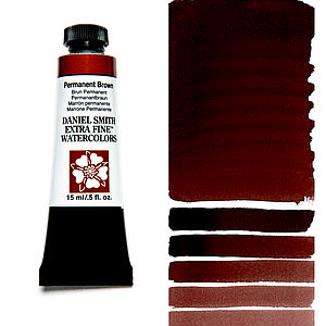 EXTRA FINE WATERCOLOR TUBE 15ML - PERMANENT BROWN