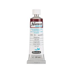 NORMA BLUE WATERMIXABLE OILPAINT TUBE 35ML S1 - 346 RUBY RED