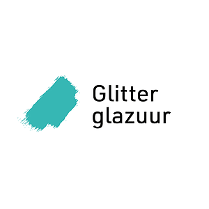 GLITTERGLAZUUR FLACON 200ML - MID BLUE