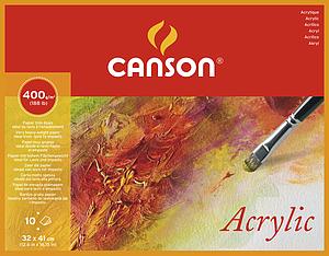 CANSON ACRYLIC 400GR - 32X41 - 10V.