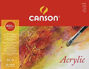 CANSON ACRYLIC 400GR - 24X32 - 50V.