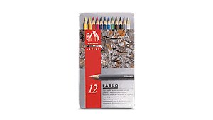 CARAN D'ACHE PABLO KLEURPOTLODEN SET - 12 STUKS