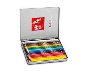 CARAN D'ACHE PABLO KLEURPOTLODEN SET - 18 STUKS