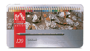 CARAN D'ACHE PABLO KLEURPOTLODEN SET - 120 STUKS