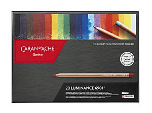 CARAN D'ACHE LUMINANCE 6901 KLEURPOTLODEN SET - 20 STUKS