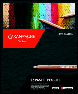 CARAN D'ACHE PASTEL PENCILS SET - 12 STUKS