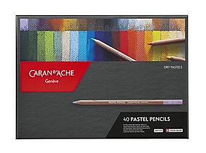 CARAN D'ACHE PASTEL PENCILS SET - 40 STUKS