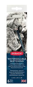DERWENT WATERSOLUBLE SKETCHING PENCILS SET - 6 STUKS