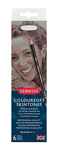 COLOURSOFT KLEURPOTLODEN HUIDSKLEUREN SET 6 STUKS