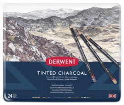 TINTED CHARCOAL POTLODEN SET 24 STUKS