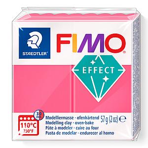 FIMO EFFECT - BOETSEERKLEI - 57G -TRANSPARANT ROOD