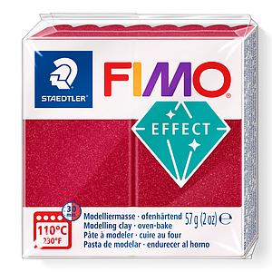 FIMO EFFECT - BOETSEERKLEI - 57G - METALLIC ROBIJN