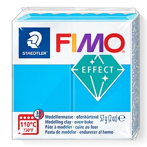 FIMO EFFECT - BOETSEERKLEI - 57G - TRANSPARANT BLAUW