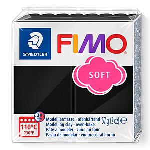 FIMO SOFT - 57GR - ZWART
