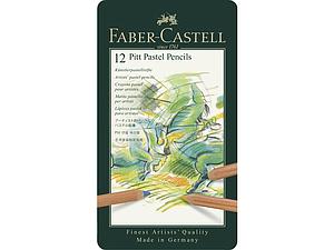 FABER-CASTELL PITT PASTELPOTLODEN SET - 12 STUKS