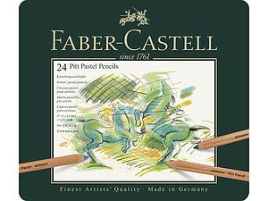 FABER-CASTELL PITT PASTELPOTLODEN SET - 24 STUKS
