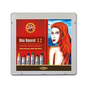 KOH-I-NOOR WAX AQUARELL SET - 12 STUKS