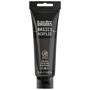 BASICS ACRYLIC TUBE 118ML - 276 MARSZWART