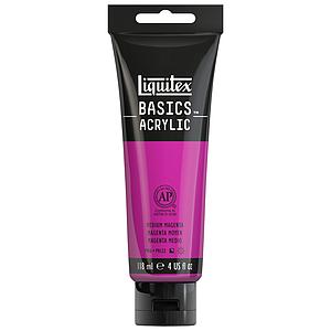 BASICS ACRYLIC TUBE 118ML - 500 MEDIUM MAGENTA