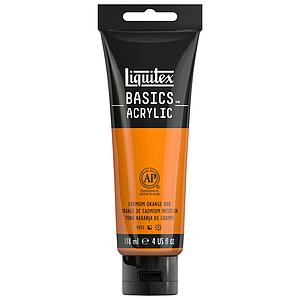BASICS ACRYLIC TUBE 118ML - 720 CADMIUMORANJE