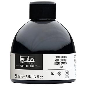 ACRYLIC INK FLACON 150ML - 337 CARBON ZWART