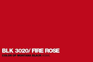 MONTANA BLACK SPUITVERF 400ML - BLK3020 FIRE ROSE