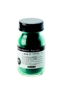 SCHMINCKE PIGMENTEN 30GR - 513 PHTHALO DONKERGROEN 