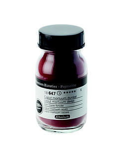 SCHMINCKE PIGMENTEN 141,5GR - 647 CAPUT MORTUUM DONKER