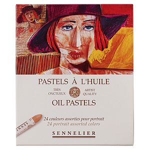OIL PASTEL SET - PORTRAIT - 24ST.