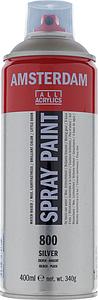 ACRYL SPUITBUS 400ML ZILVER