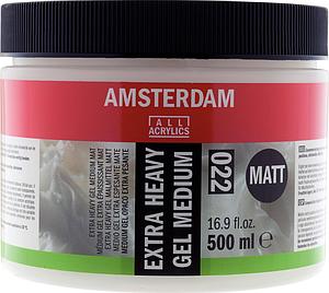 EXTRA HEAVY GEL MEDIUM MAT POT 500ML