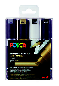 POSCA SET PC8K ASS09 - 4 STUKS
