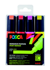 POSCA SET PC8K ASS10 - 4 STUKS