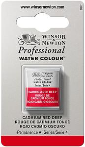 W&N PROF. WATERVERF 1/2 NAP - 097 CADMIUMROOD DONKER