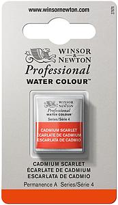 W&N PROF. WATERVERF 1/2 NAP - 106 CADMIUM SCHARLAKEN