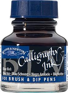 CALLIGRAPHY INK FLACON 30ML - 034 BLUE BLACK