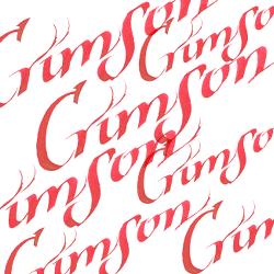 CALLIGRAPHY INK FLACON 30ML - 203 CRIMSON