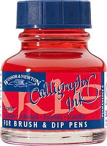 CALLIGRAPHY INK FLACON 30ML - 601 SCARLET